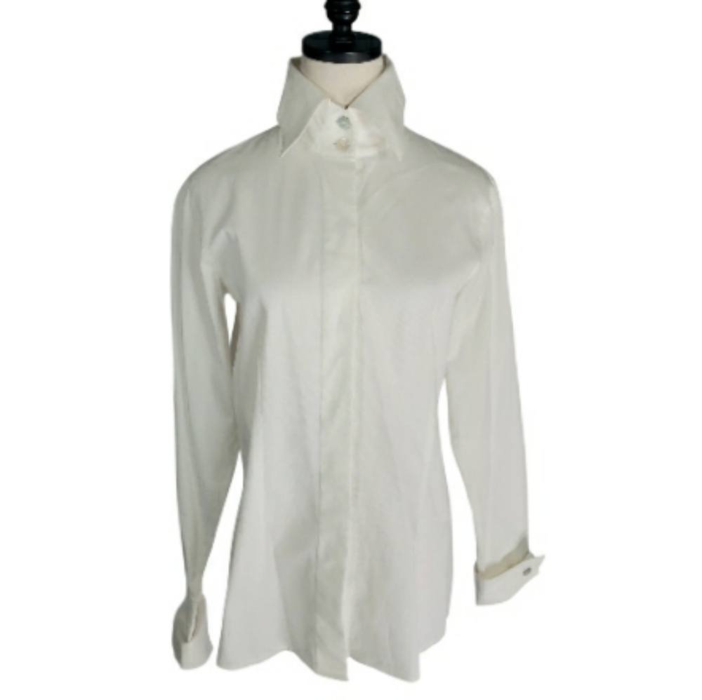 Anne Fontaine Paris France Heritage Classic White Shirt Quiet Lux Designer Icon
